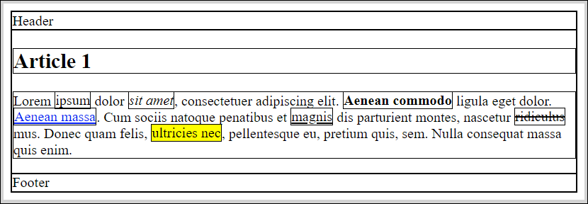 Websites Consist of Rectangular Boxes (or Just Boxes), Which Were Made Visible with CSS Here