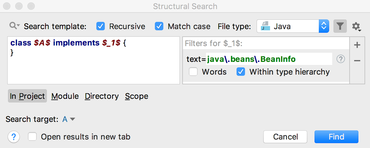 Text filter Text filter
