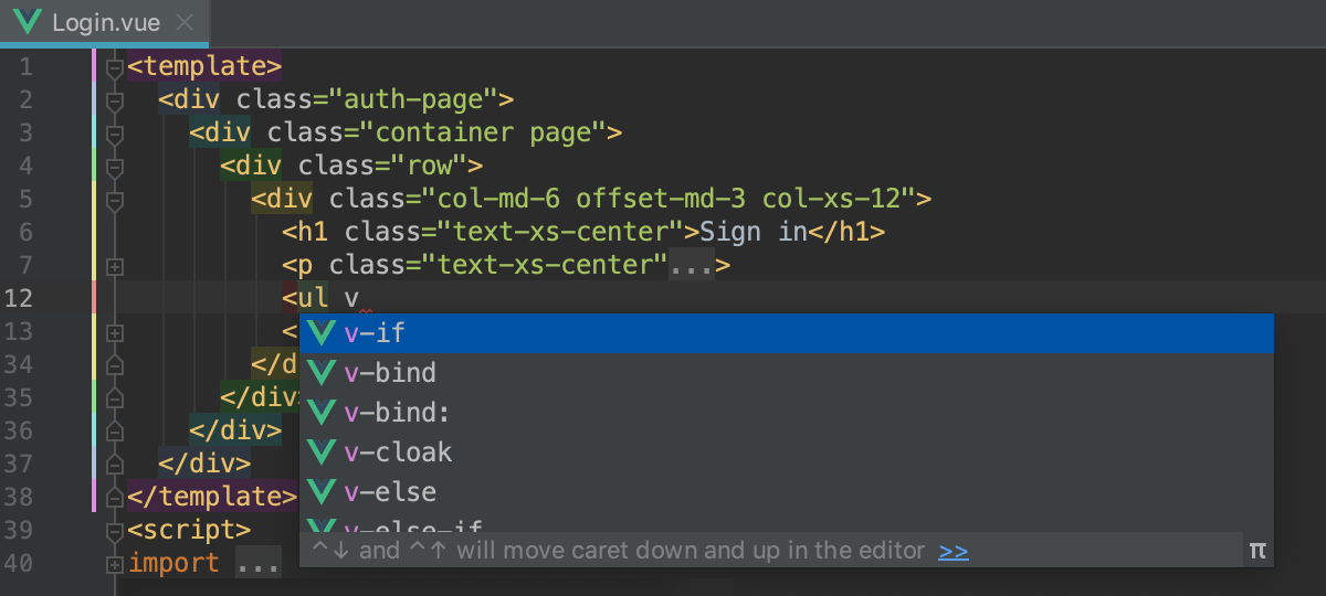 Vue Js Webstorm