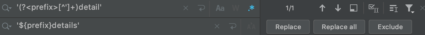Named regex capturing group Named regex capturing group